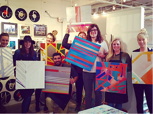 Photo of art classes from Brooke Westlund's  website .