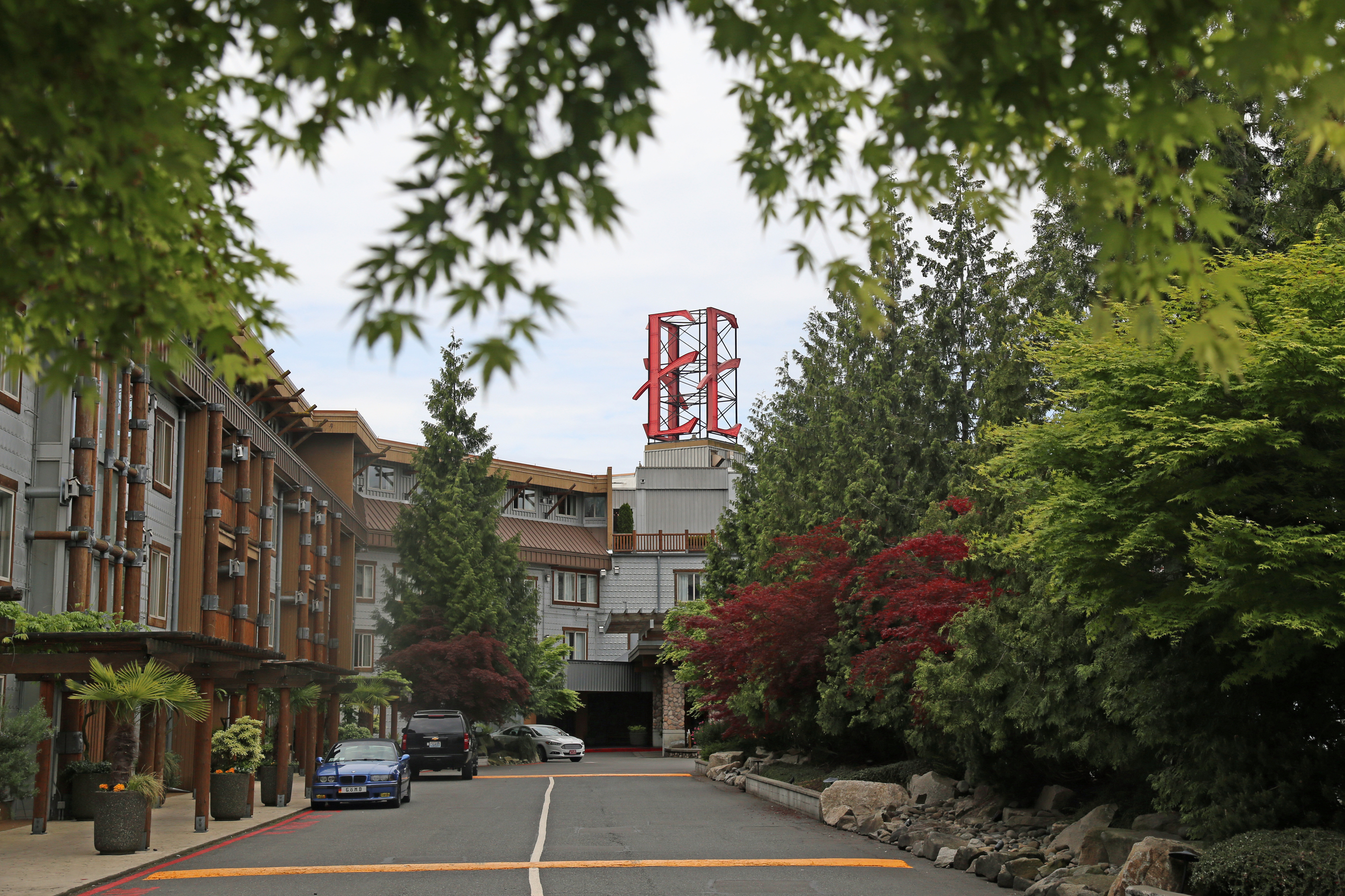 The beautiful Edgewater Hotel.