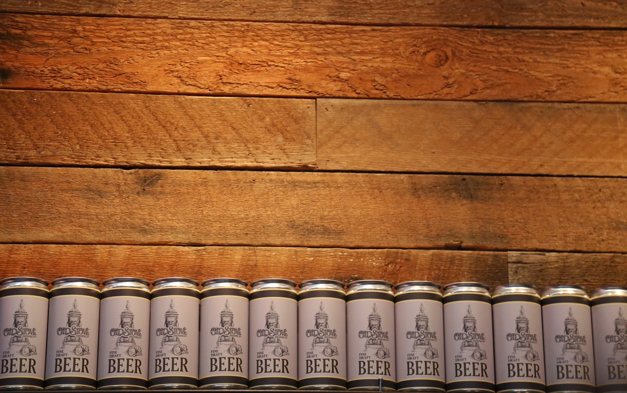 Old style beer cans.